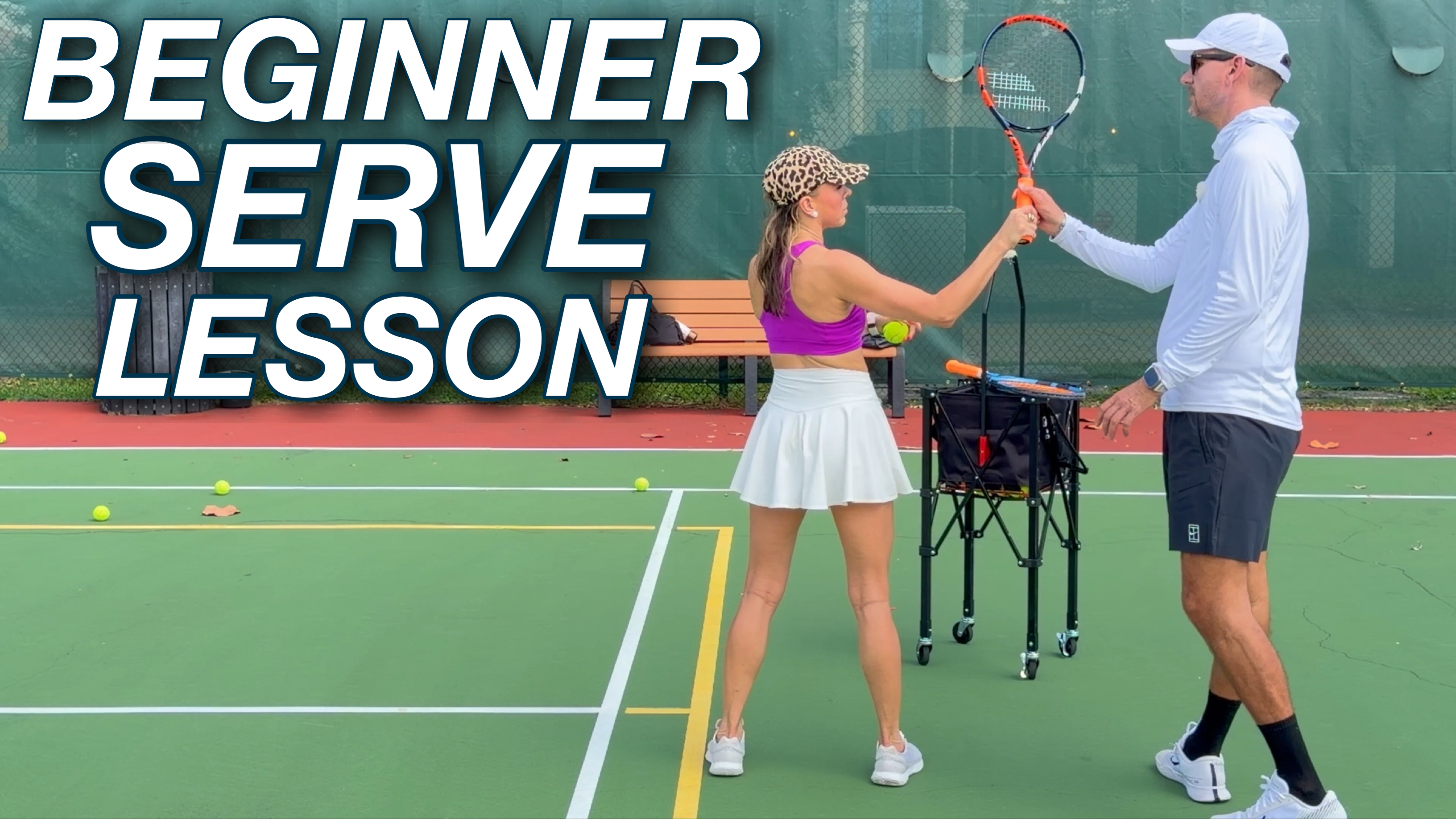 Beginner Tennis Serve Progression