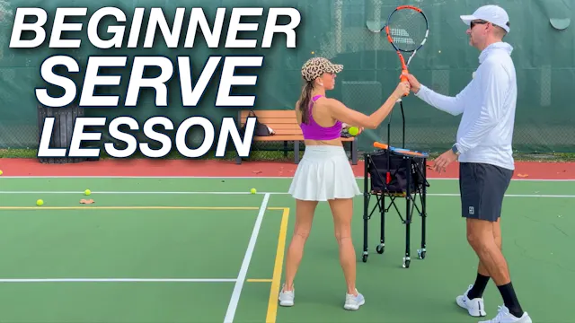 Beginner Tennis Serve Progression