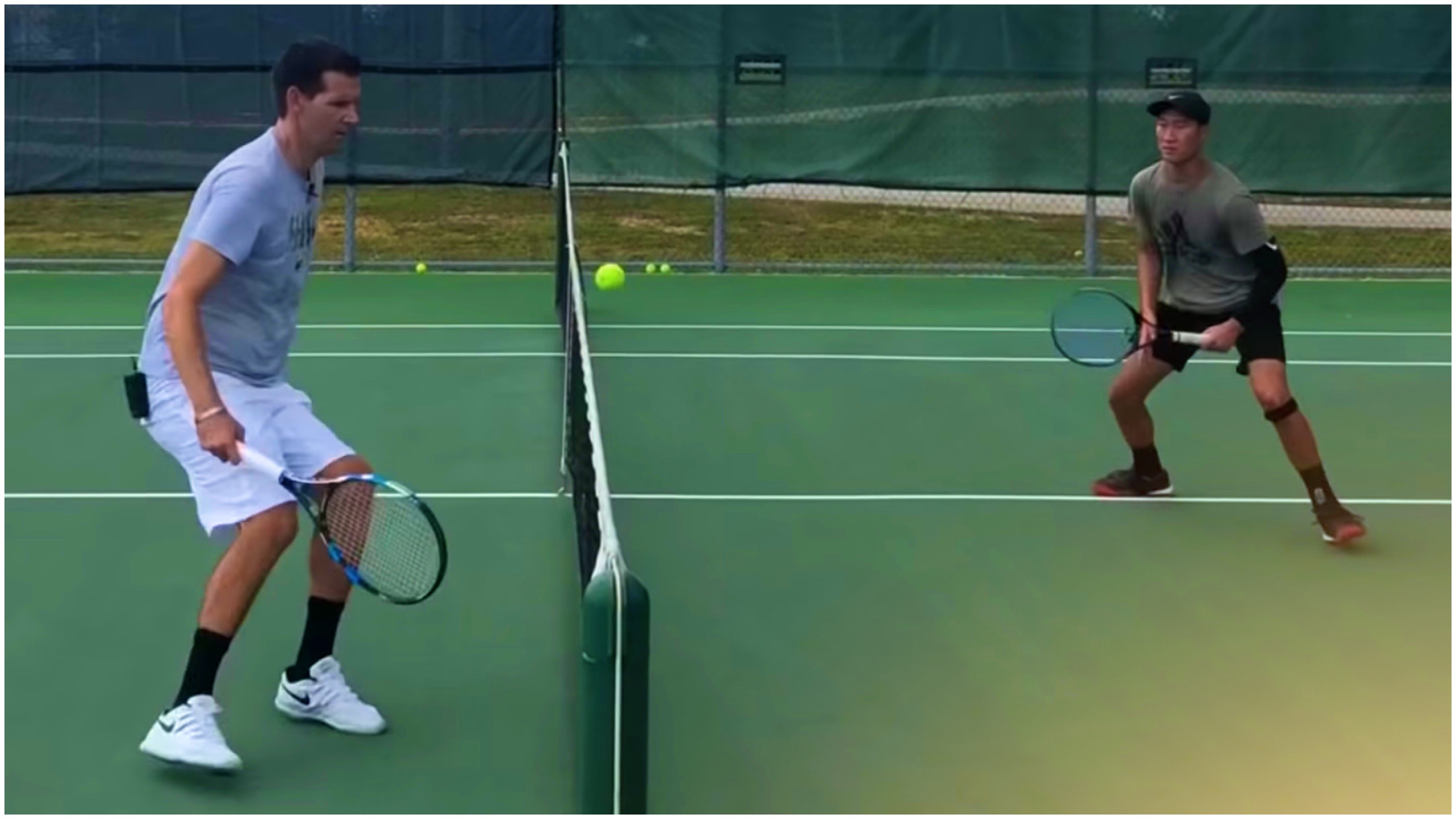 Mini Tennis with Alec