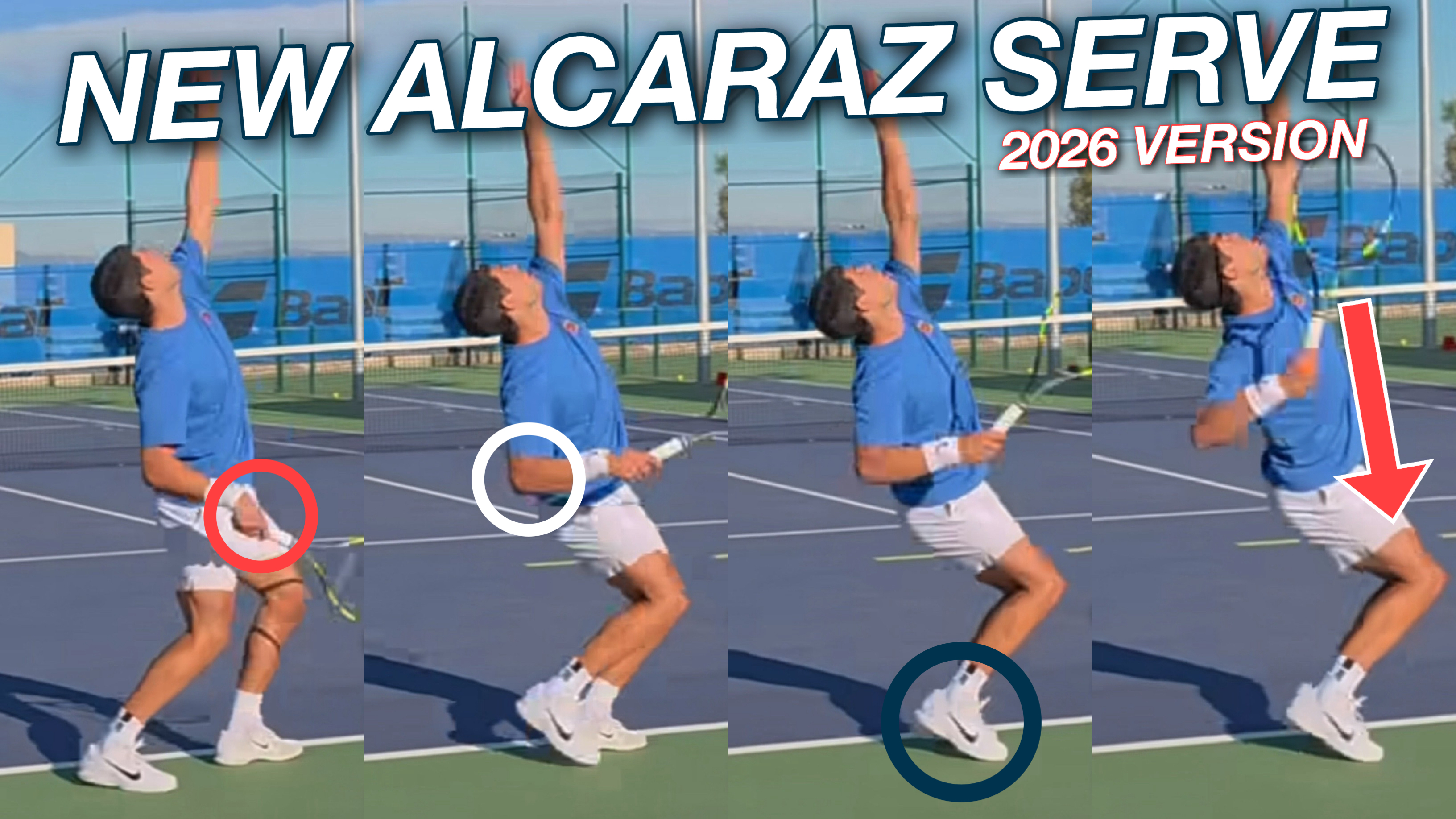 Carlos Alcaraz New & Improved Serve Technique | January 2026