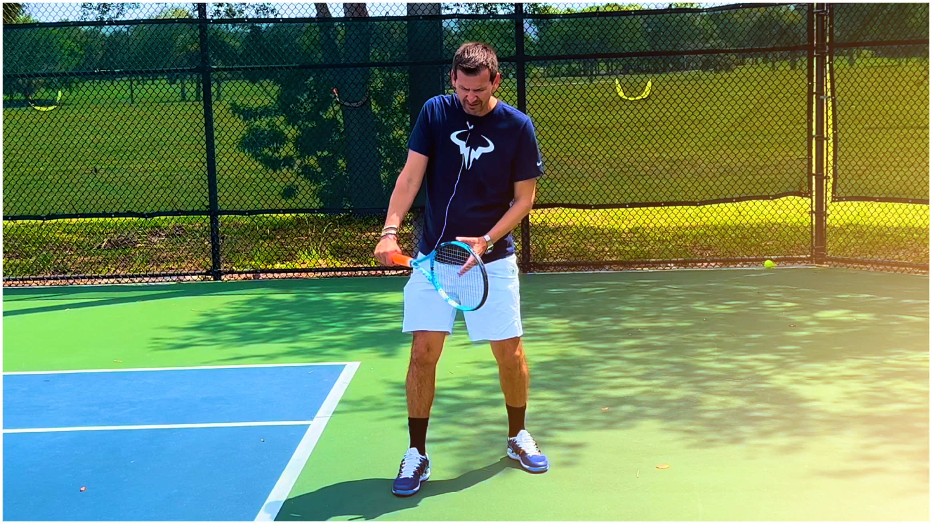 Non-Dominant Hand Positioning on the One-Handed Backhand