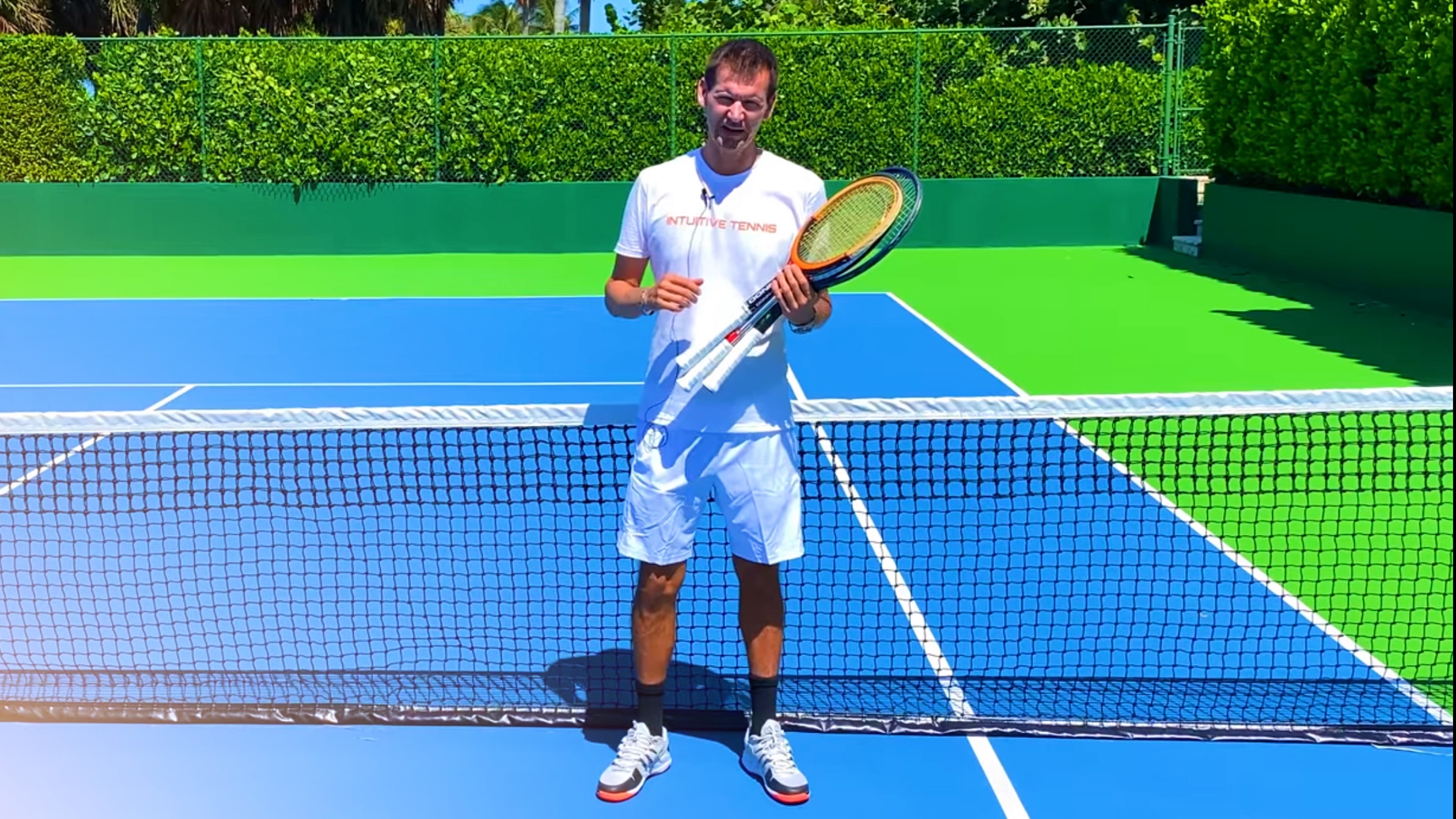 Testing Old Racquets