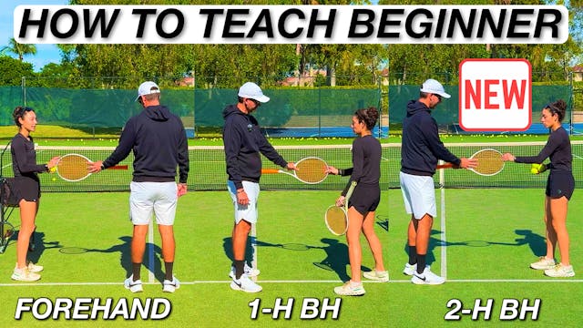 Beginner Forehand, One-Handed & Two-H...