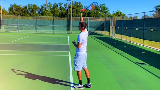 How to Get More Height on the Kick Serve