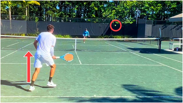 Anticipate When Hitting Drop Shots