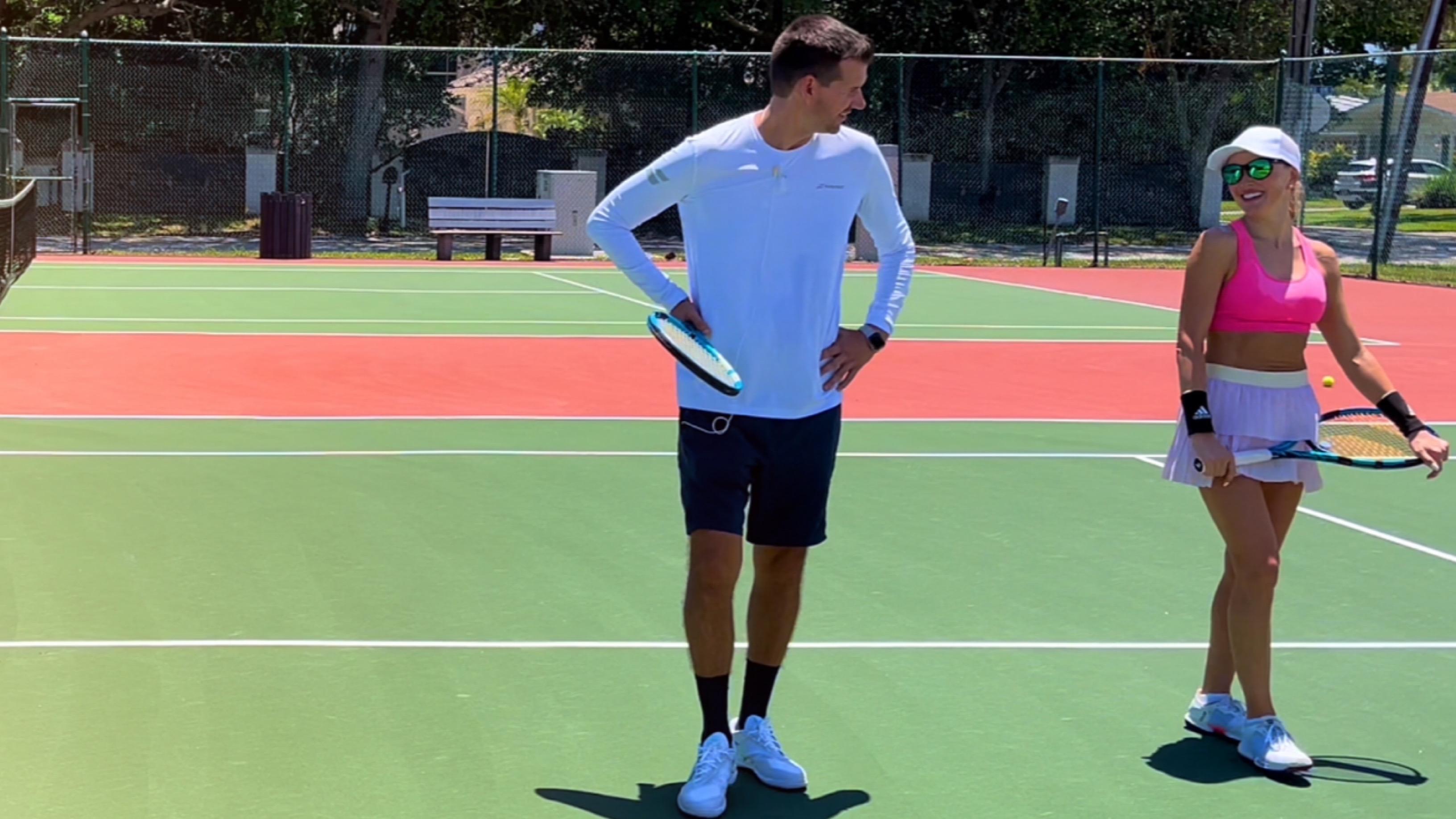 Getting Anna Ready for Her Second Match