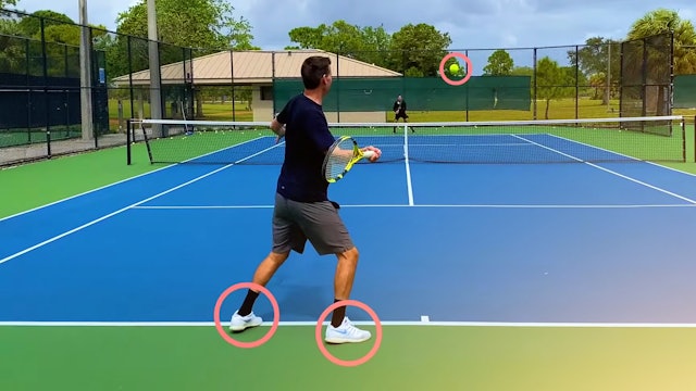 Open Stance vs Closed Stance Forehand with Shamir