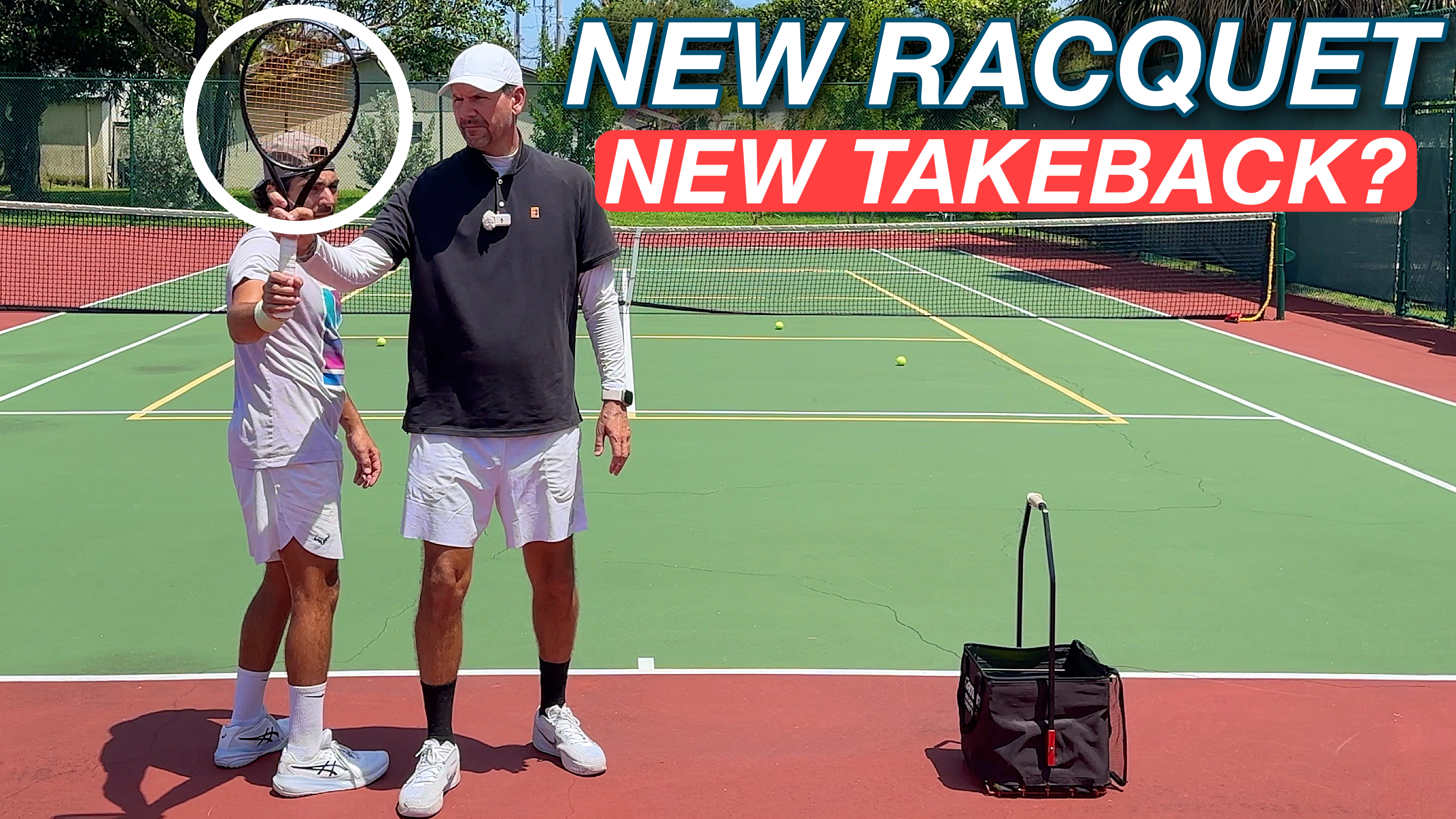 Will Shamir’s NEW Forehand Takeback Work with a NEW Racquet?