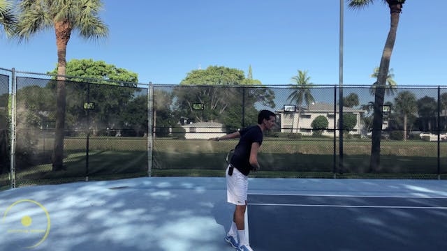 How to hit a flat serve?