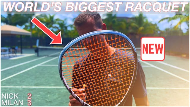 Testing the World's Biggest Tennis Ra...