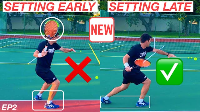 Forehand Footwork Timing & Topspin Pace