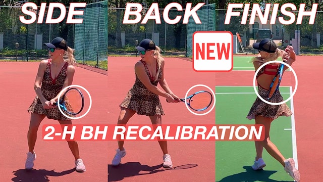 Two-Handed Backhand Recalibration After a Long Absence from Tennis