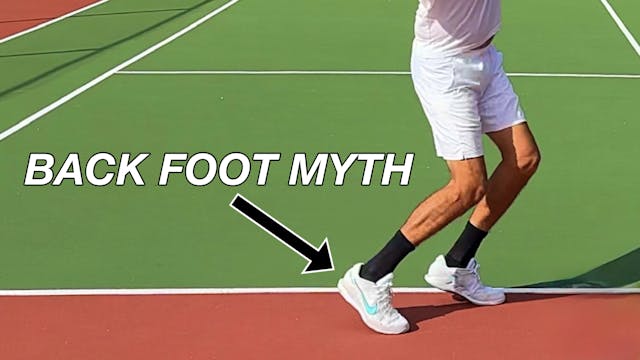 Which Foot to Load on the Tennis Serve