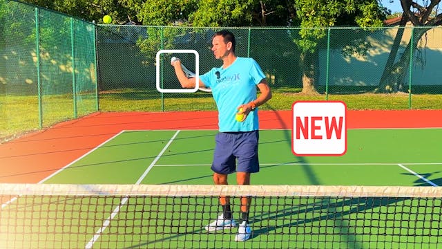 High Forehand Volley