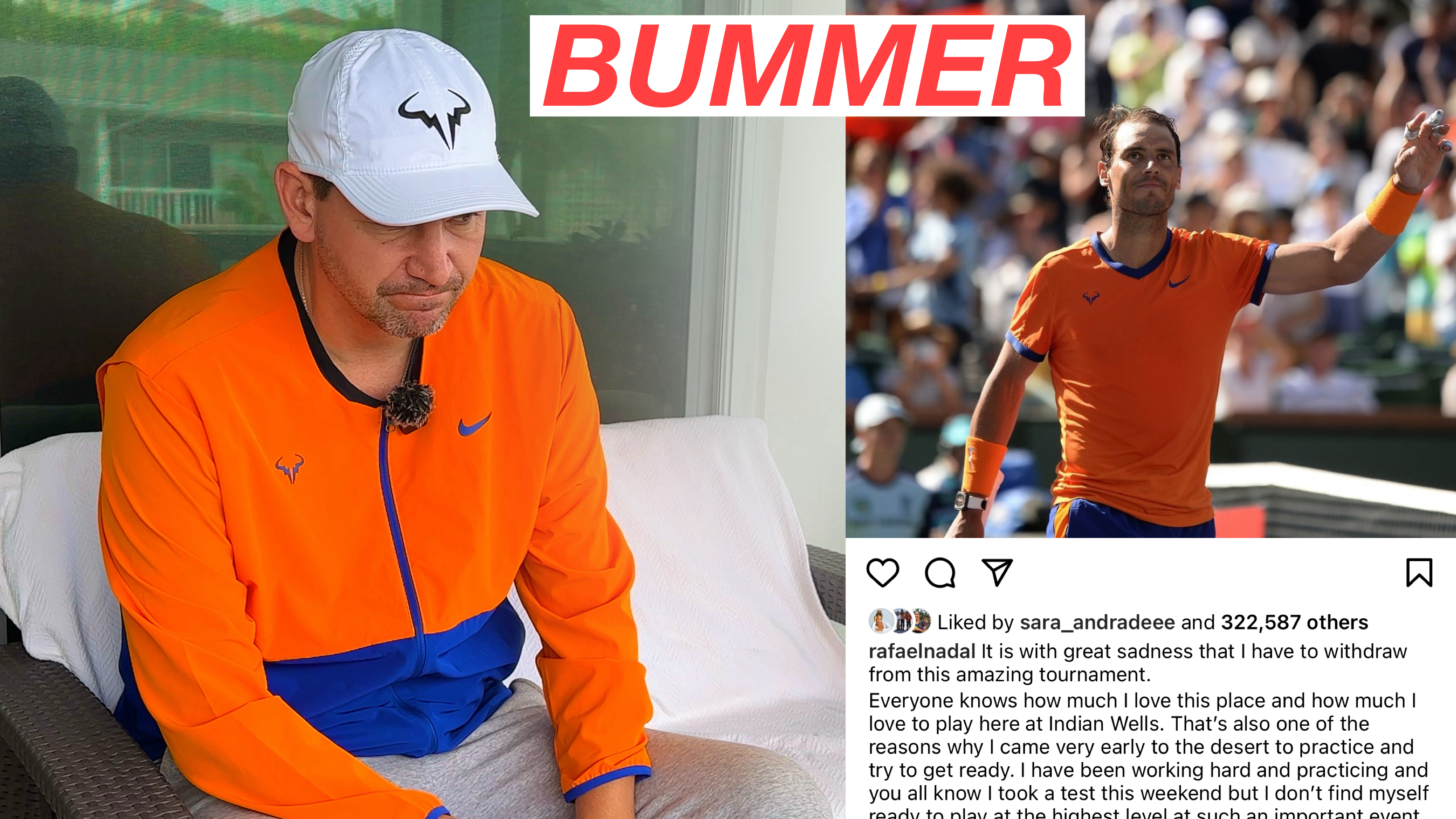 Rafa Withdraws From Indian Wells