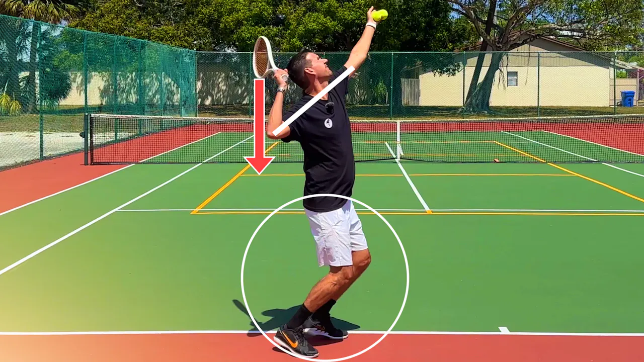 Racquet Drop Leak - Serve Problems - Intuitive Tennis