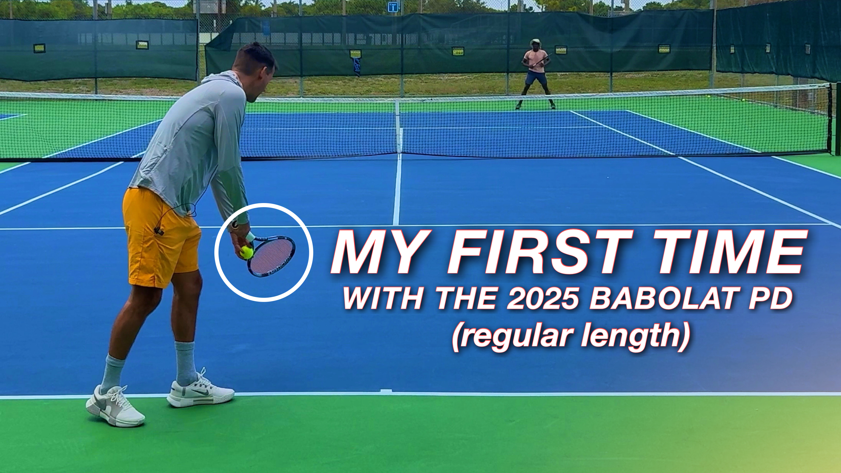 My First Time Playing with the 2025 Babolat Pure Drive (reg length)