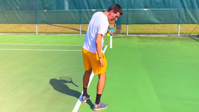 Role of the Back Leg on the Serve
