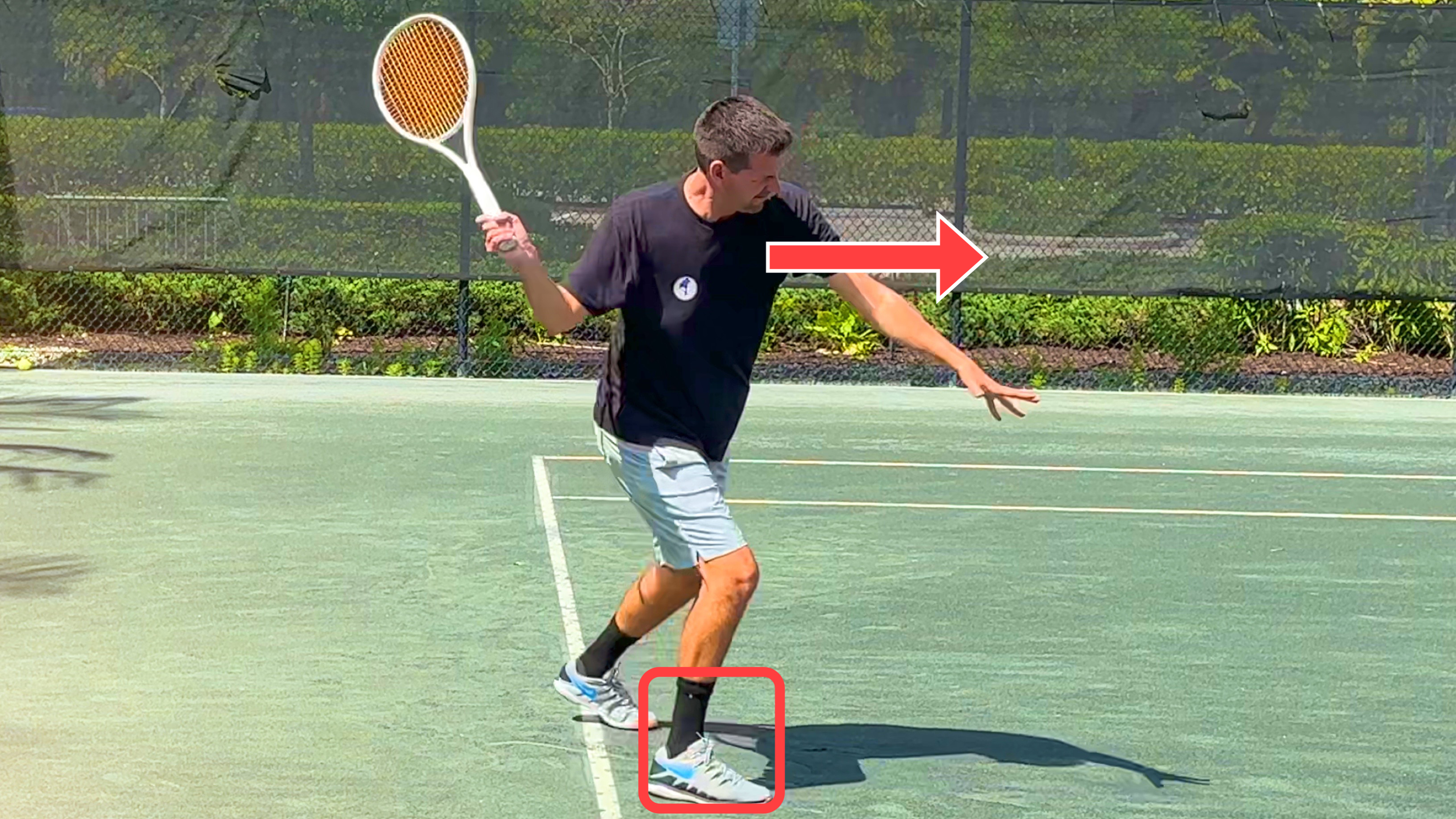 Over Rotation (Forcing Open Stance)