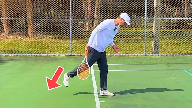 Back Foot Not Kicking Up