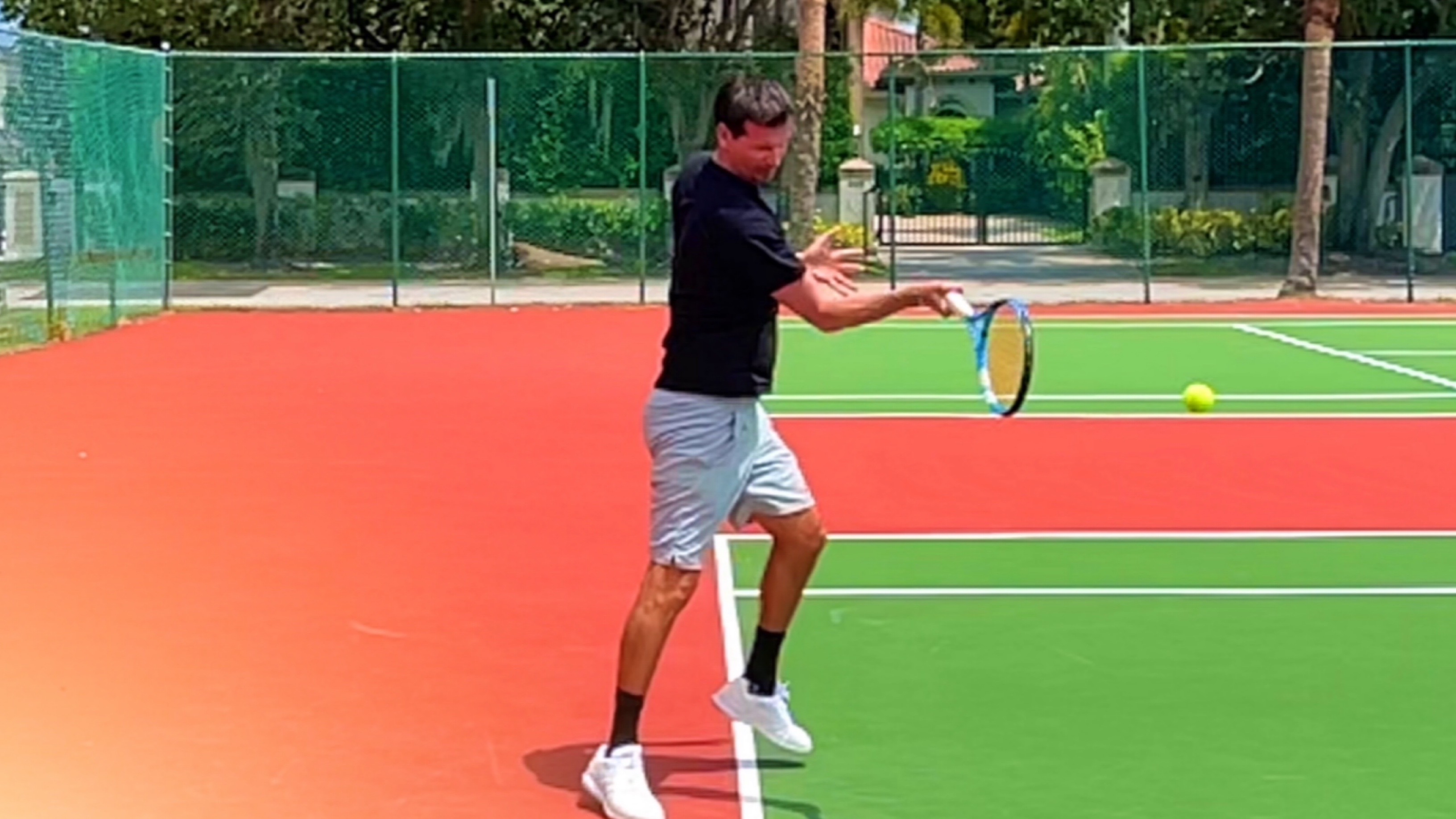 What is the Intuitive Zone on the Forehand?
