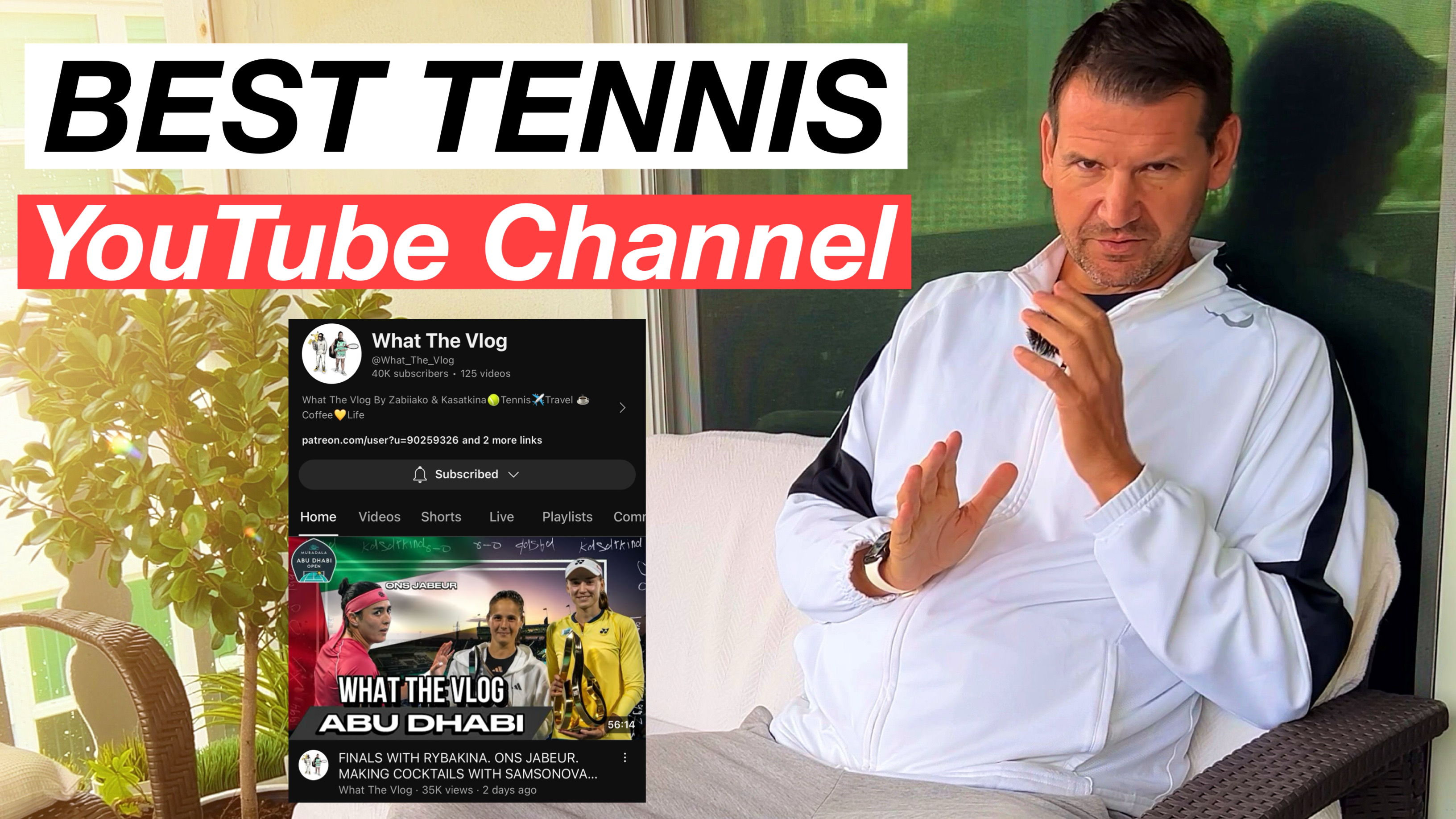Best Tennis Channel on YouTube for WTA Marketing