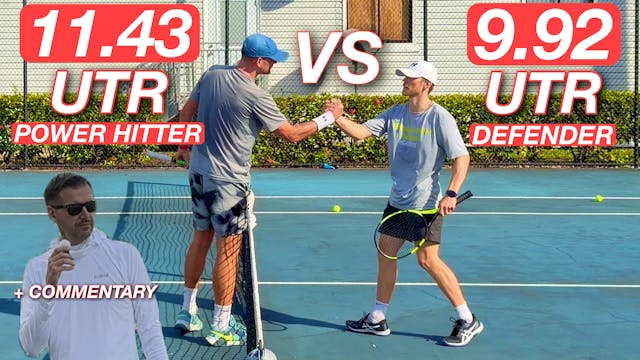 Yevhen (11.43 UTR) vs Andrée (9.92 UT...