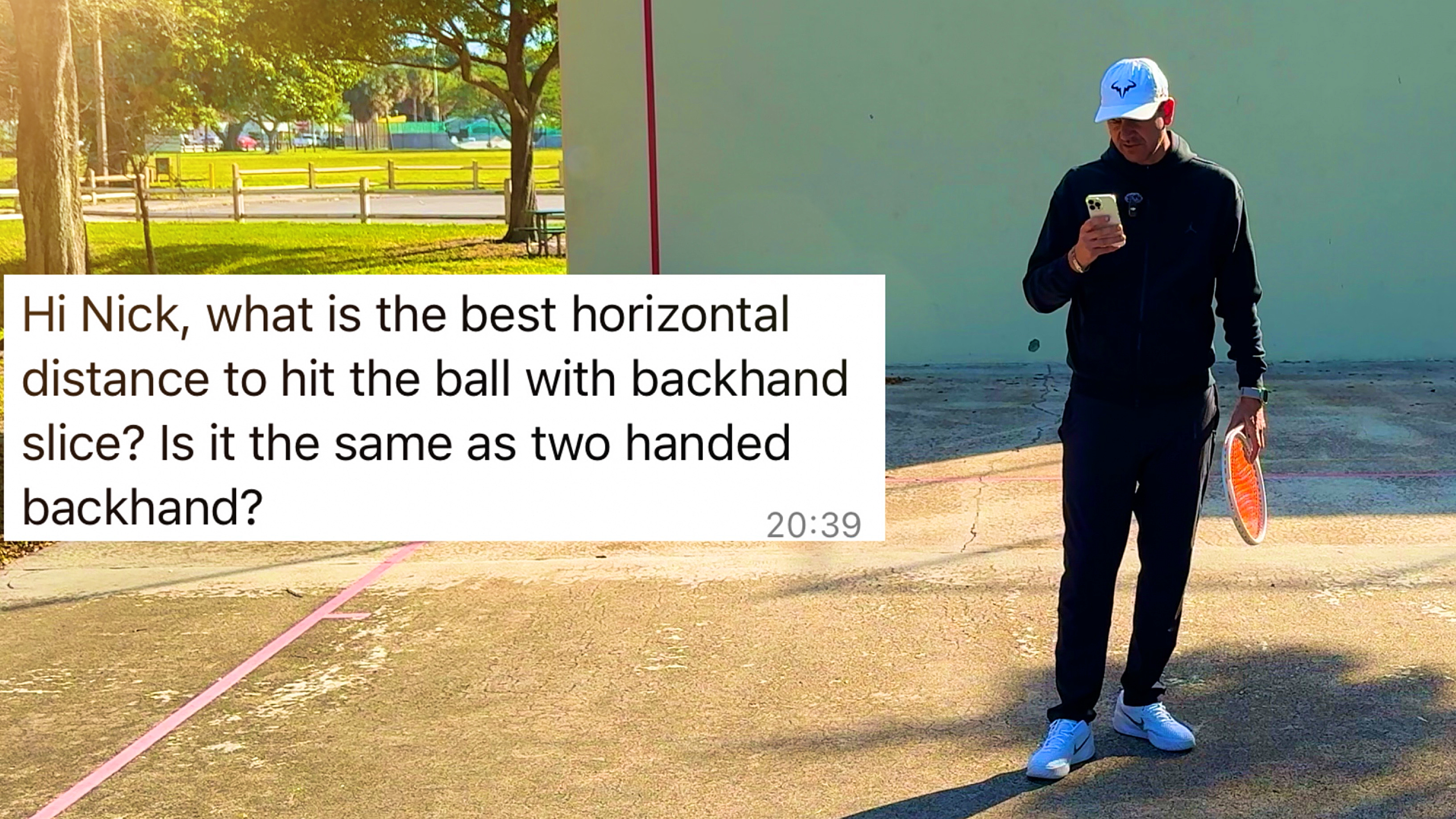 January 2025 Q&A | Backhand Slice vs Two-Handed Backhand Spacing