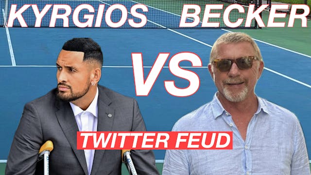 Kyrgios vs Becker Twitter Feud