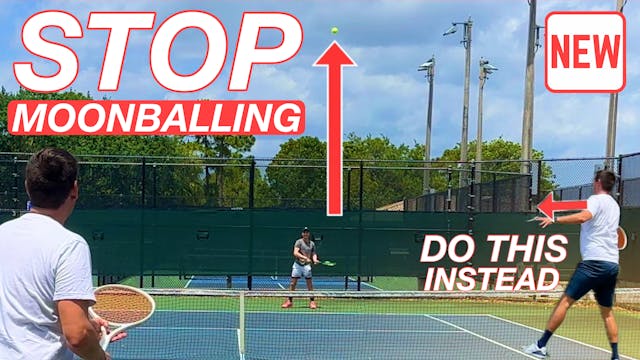 How to Stop Hitting Moonballs!