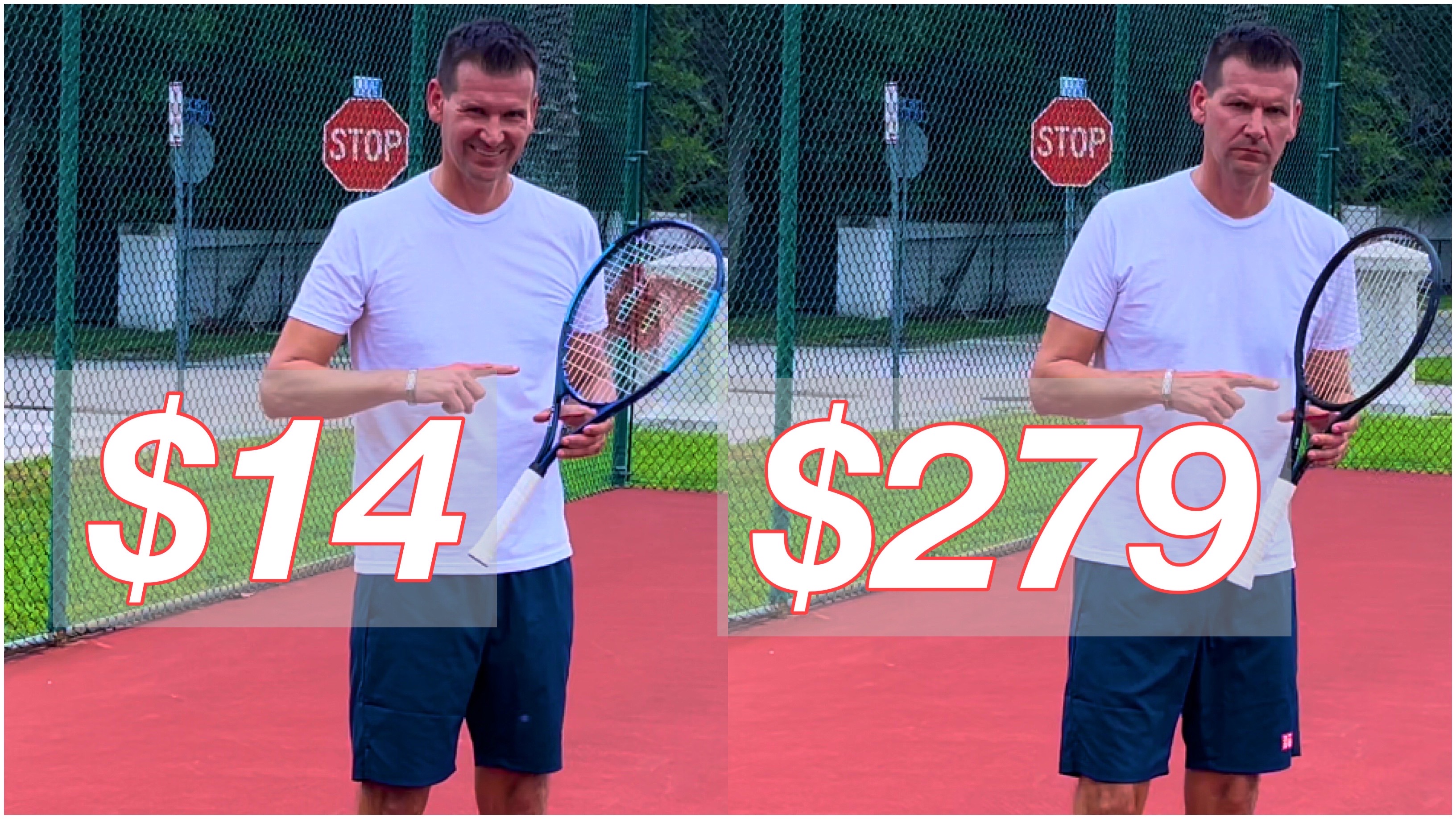 Cheapest vs Most Expensive Tennis Racquet Test