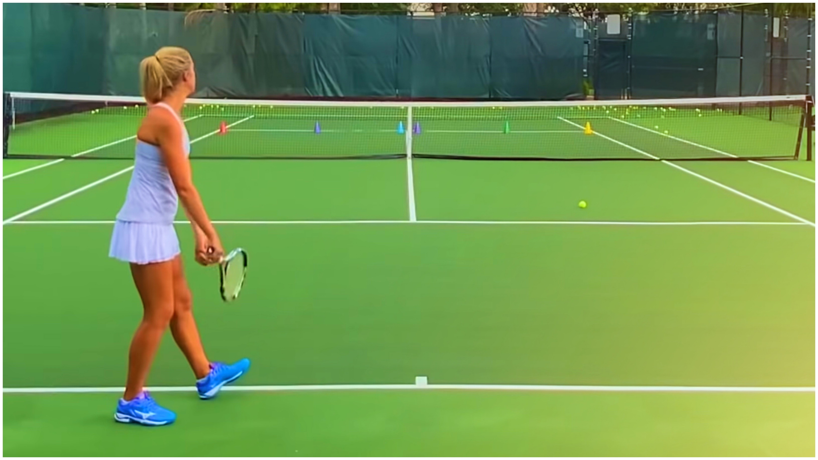 Serve Drills with Ema