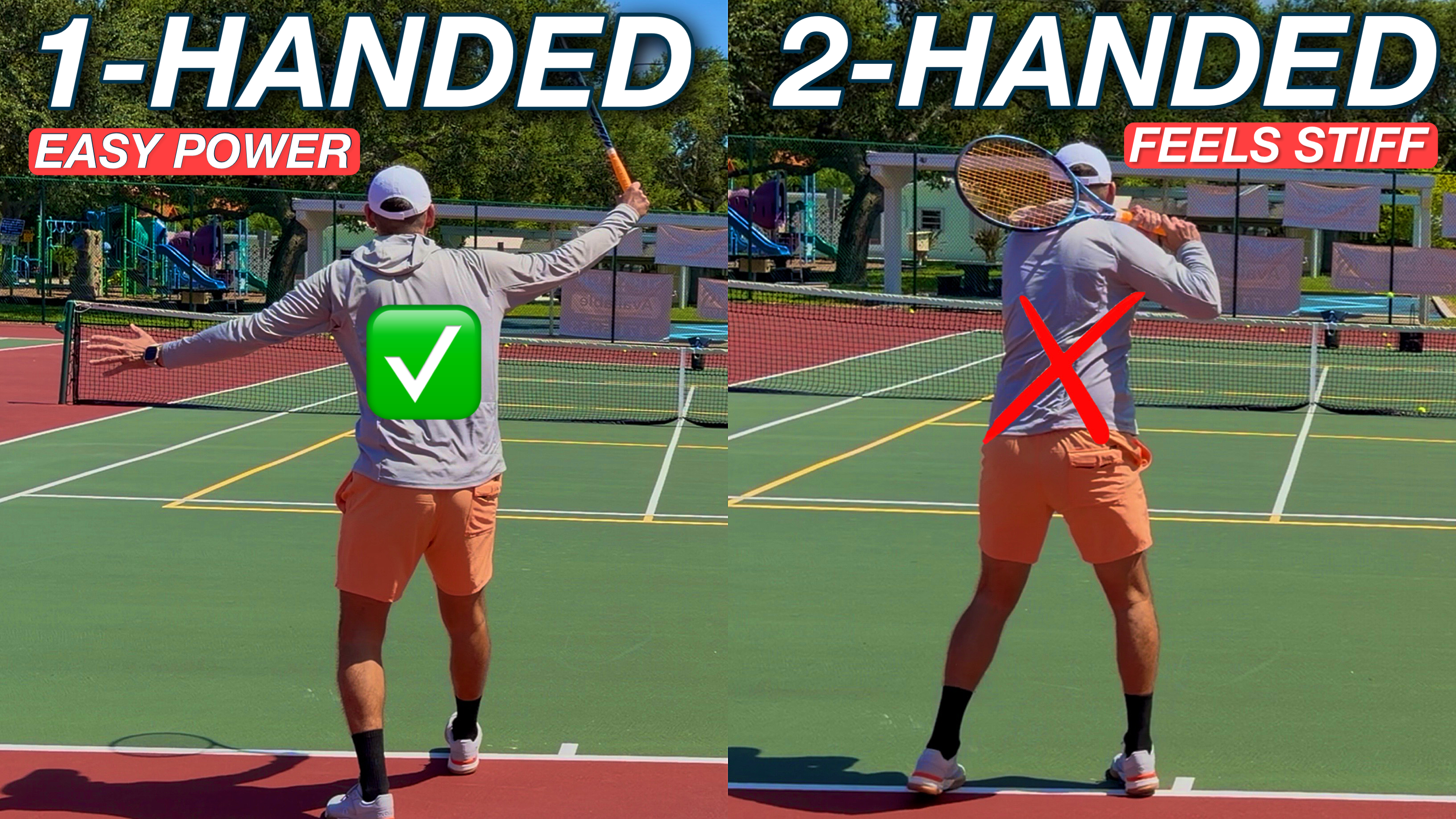 Why the One-Handed Backhand is Easier for Older Guys