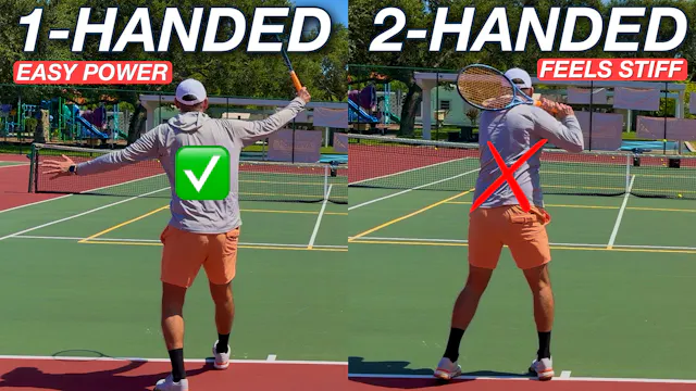 Why the One-Handed Backhand is Easier...