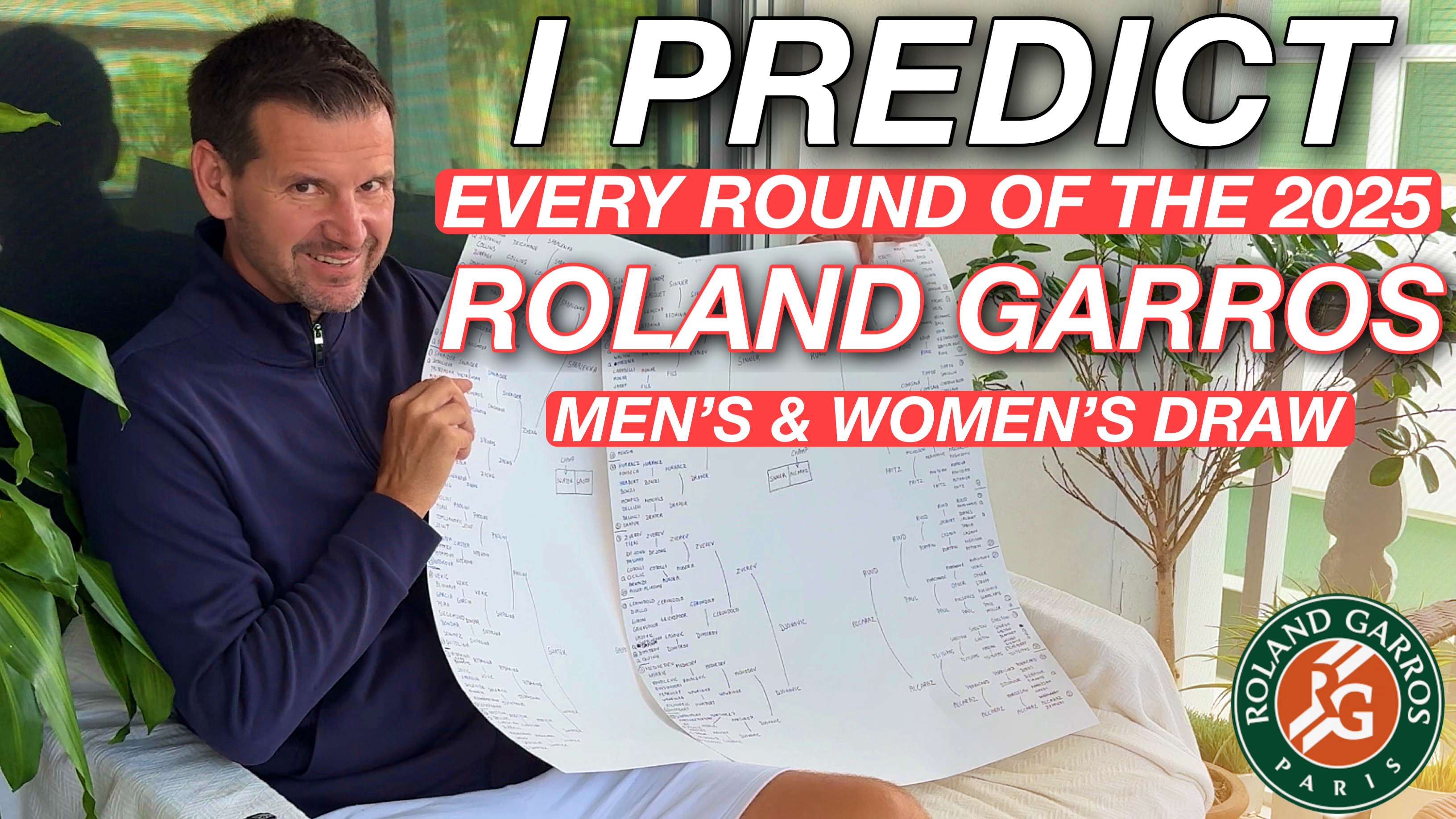 2025 Men’s & Women’s Roland Garros Predictions | Every Round