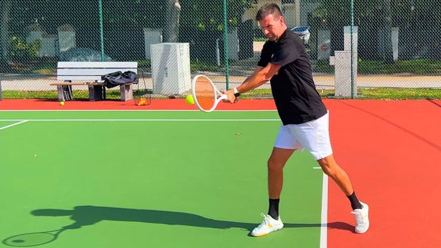 Role of the Wrist Two-Handed Backhand