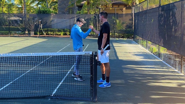 Getting Milan (Former D2 Player) Ready for USTA Men's Open Tour