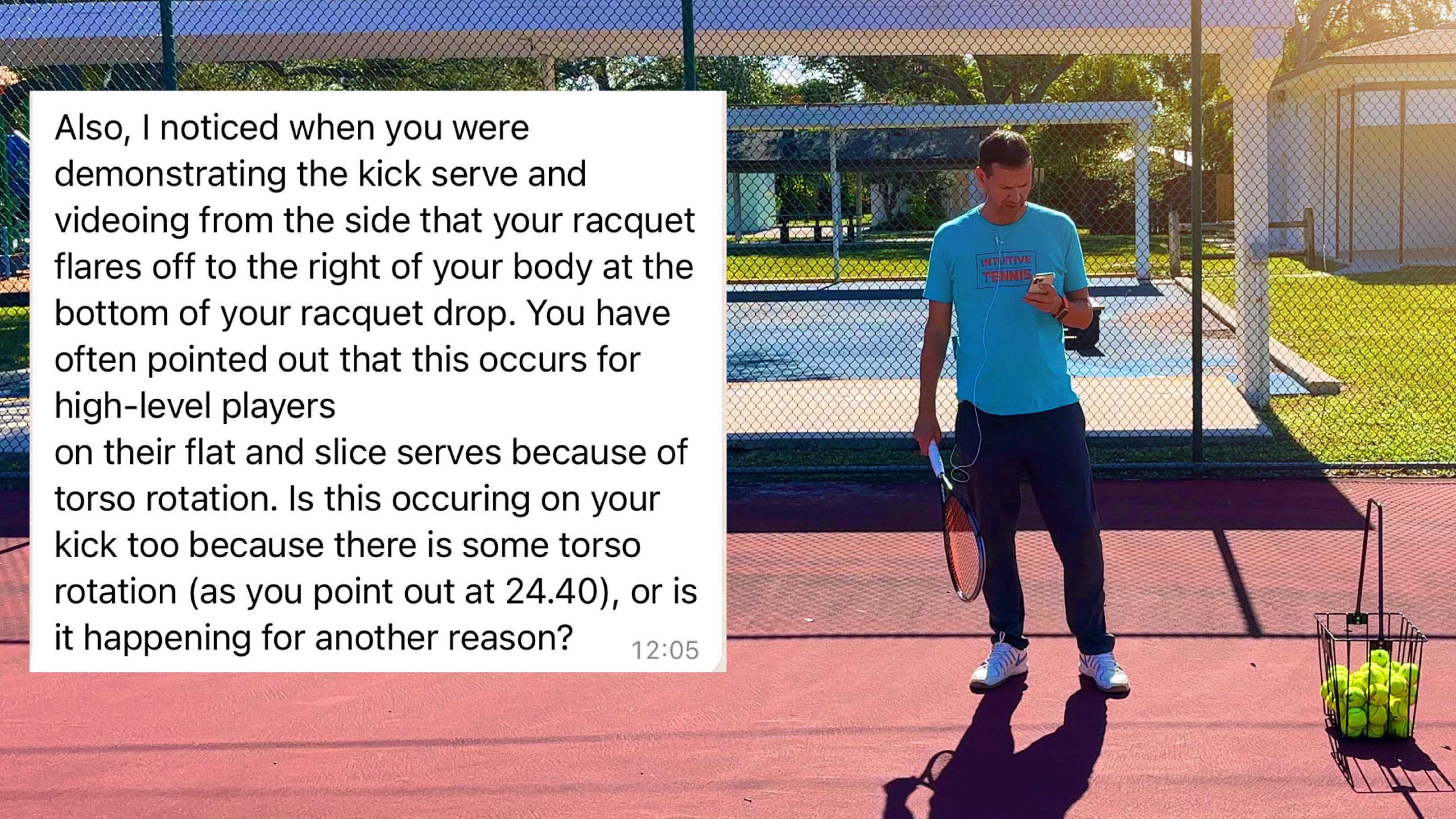 November 2023 Q&A | Serve Racquet Lag on Kick Serve | Open Stance on High FH?