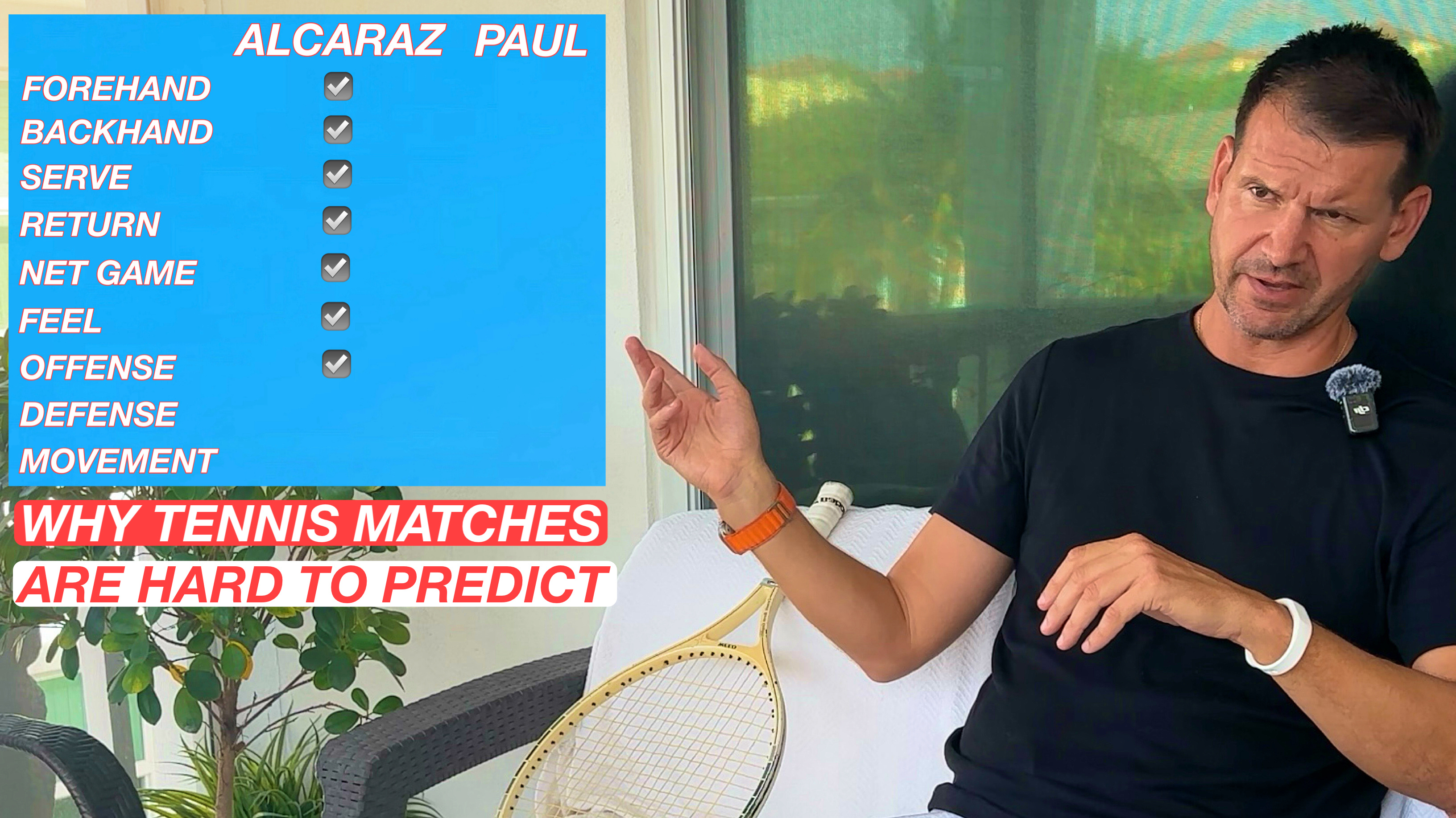 Factors Other Than Strenghts & Weaknesses That Can Affect Matchups in Tennis