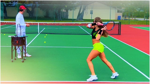 Switching Anna’s Forehand Grip to Semi-Western