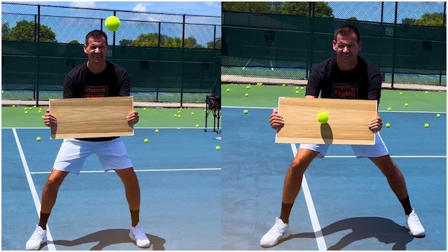 Elbow Correction Drills for Forehand & Backhand Volleys