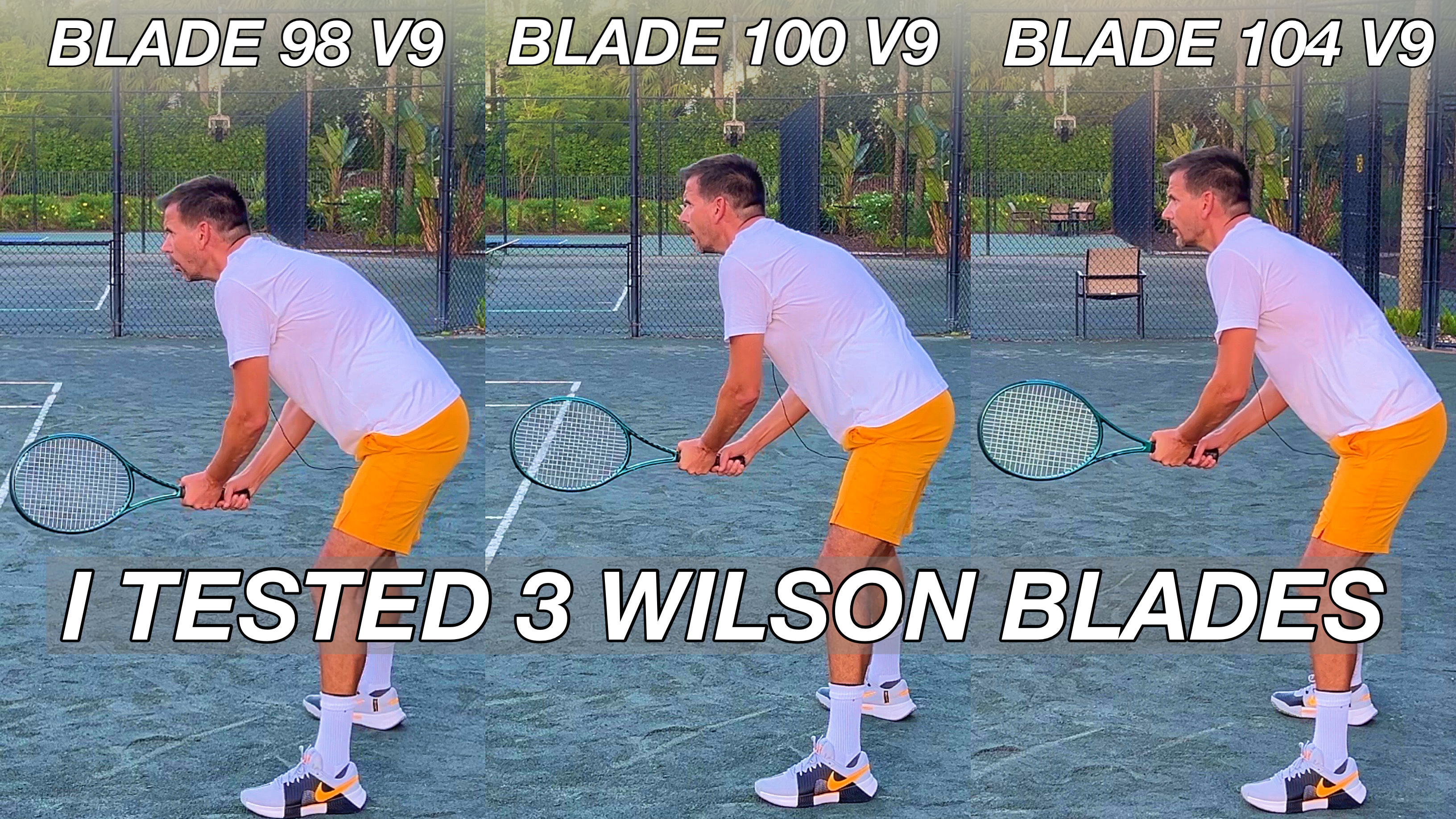 Wilson Blade Play Test | 98 V9, 100 V9, 104 V9 