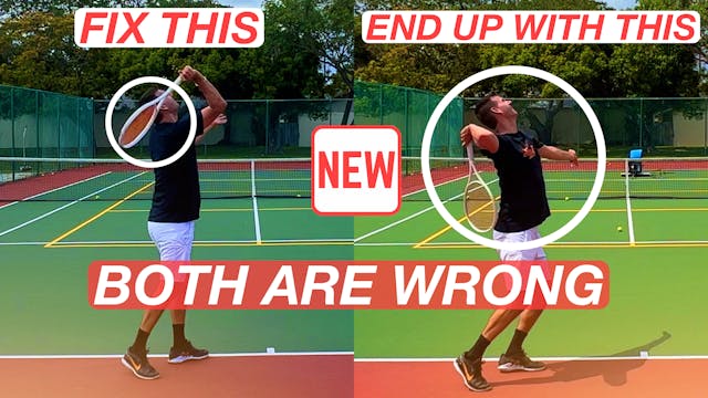 Racquet Drop Leak vs Shallow Racquet ...