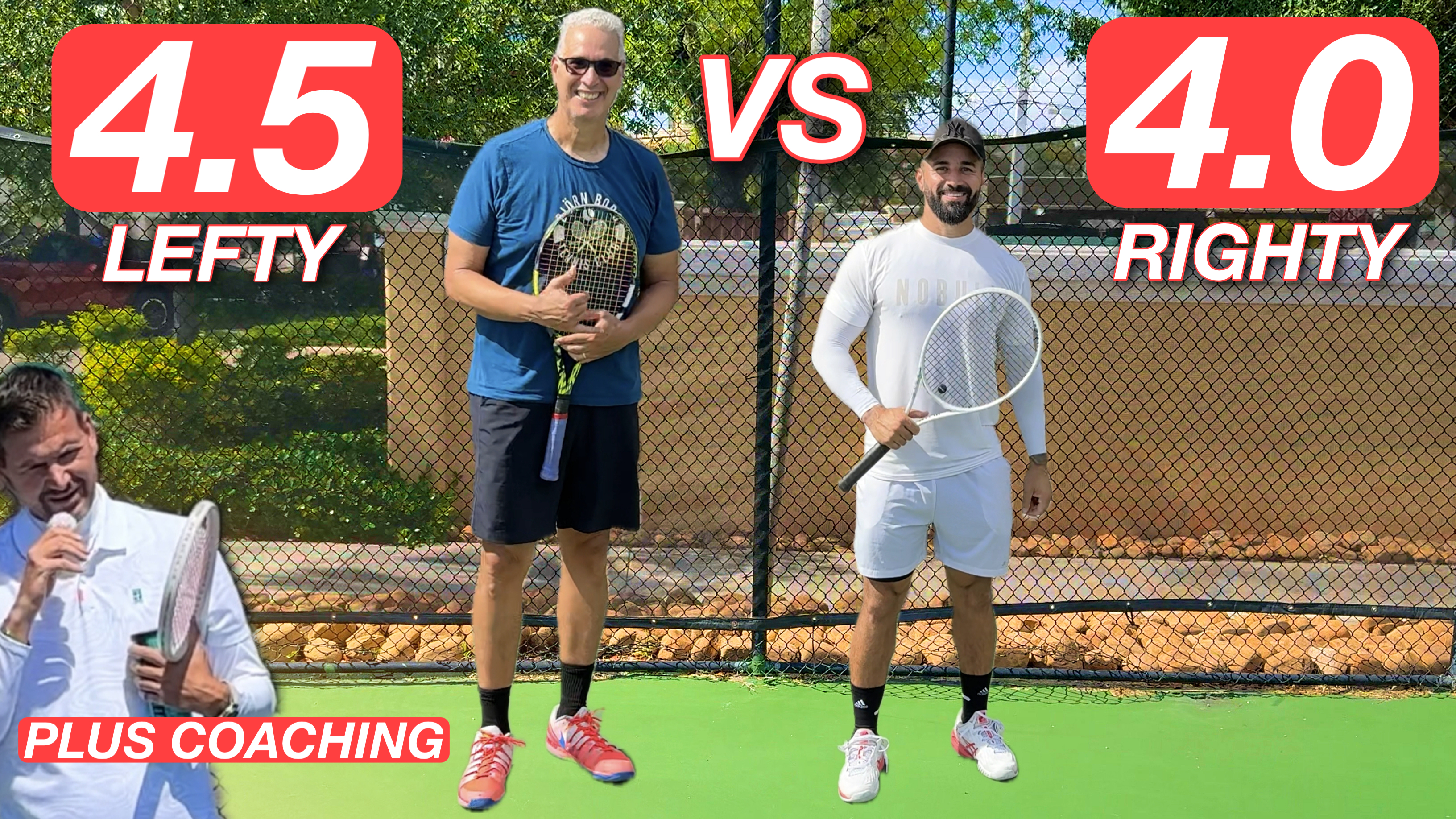4.0 USTA Righty vs 4.5 USTA Lefty (May 2025)