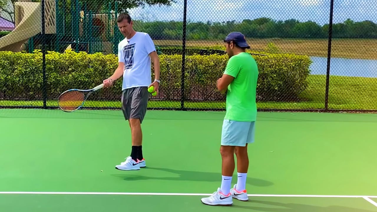 Falling Back vs Pulling Back on the Forehand with Shamir Released