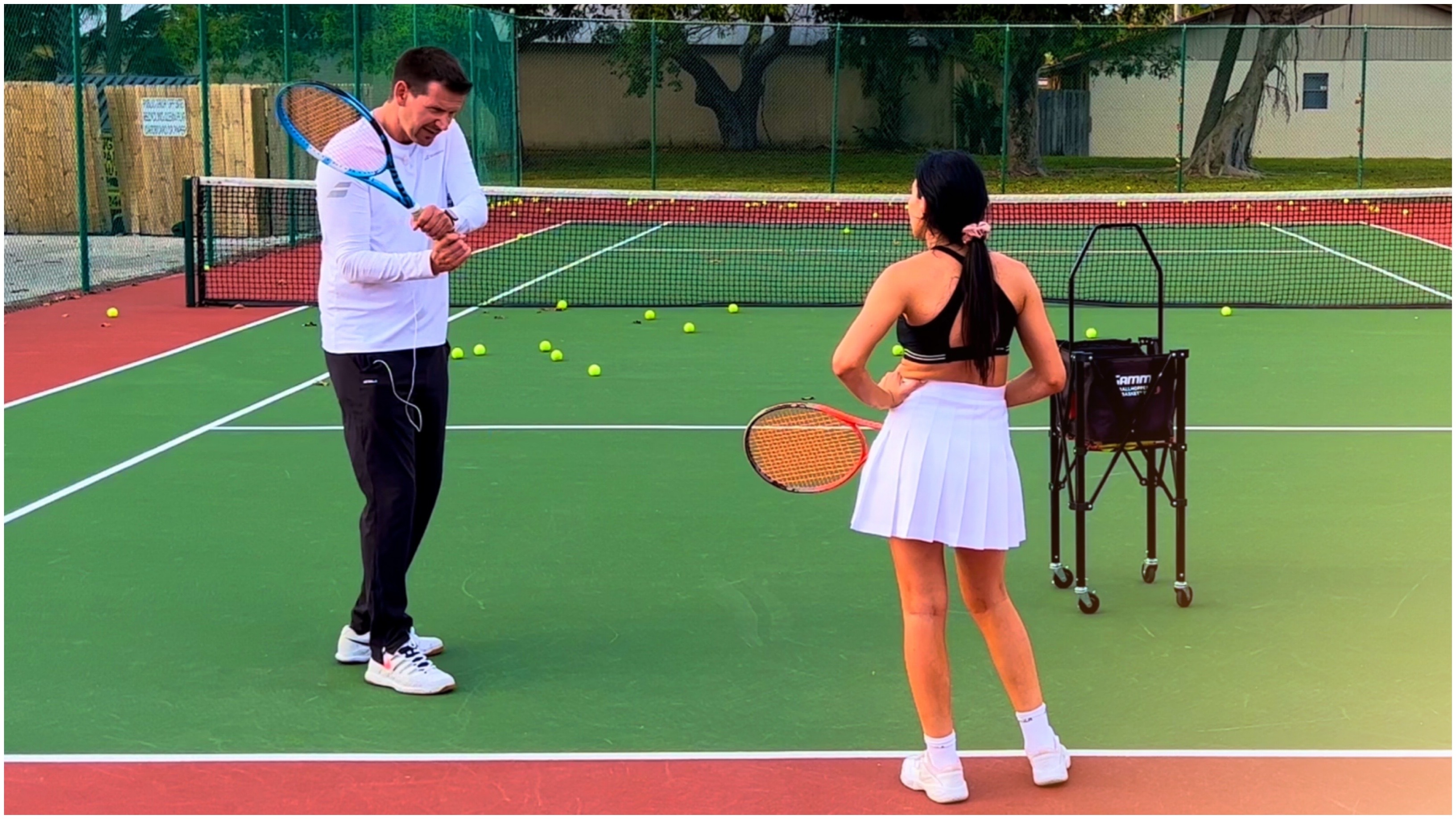 Elise Takes a Lesson with Nick After a Three Year Break