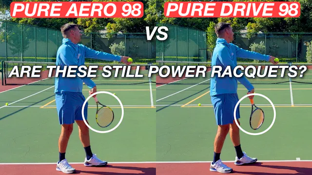 2026 Babolat Pure Aero 98 vs Pure Dri...