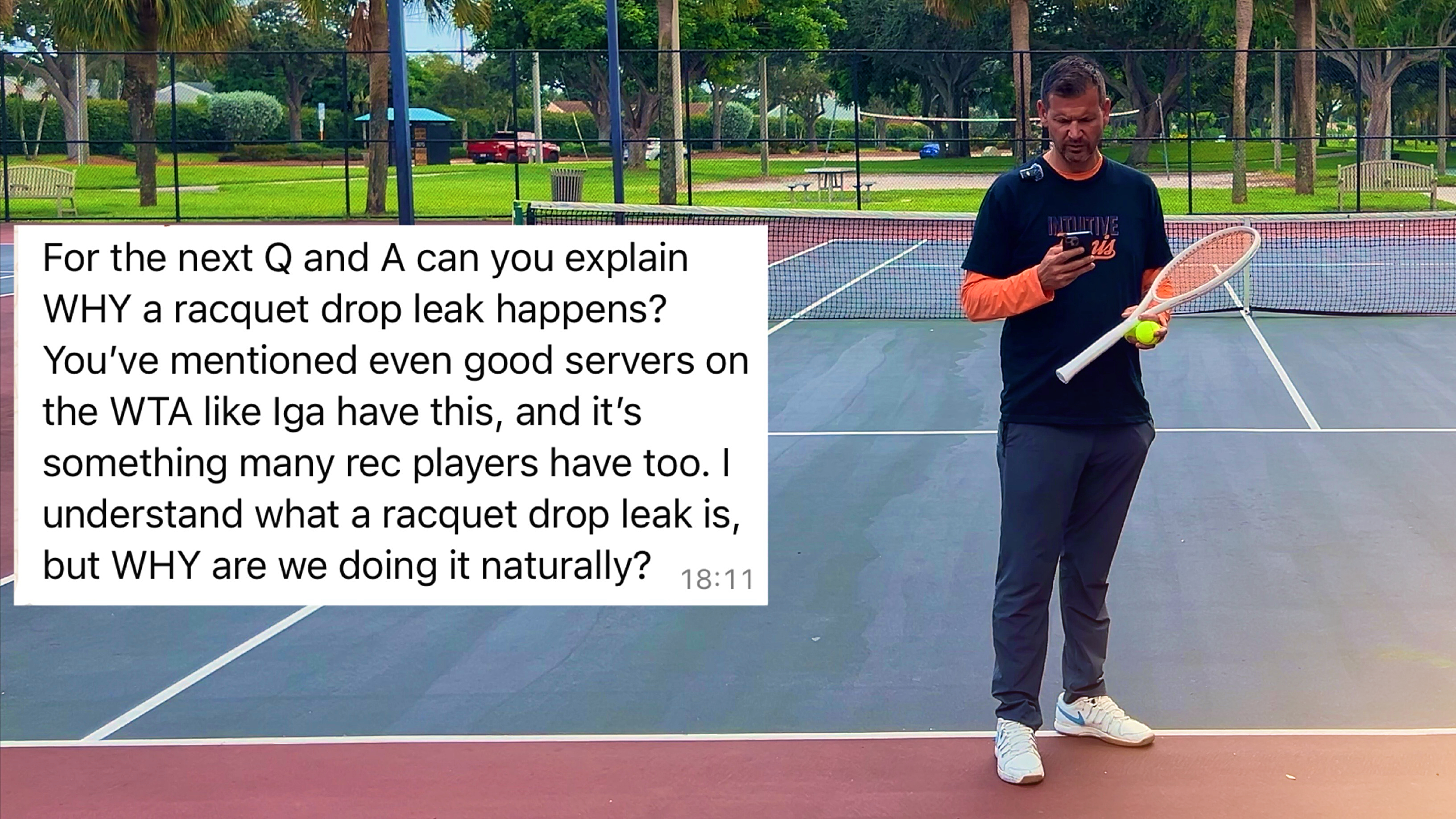 August 2024 Q&A | Why Does a Racquet Drop Leak Happen? | Lefty Slice Serve