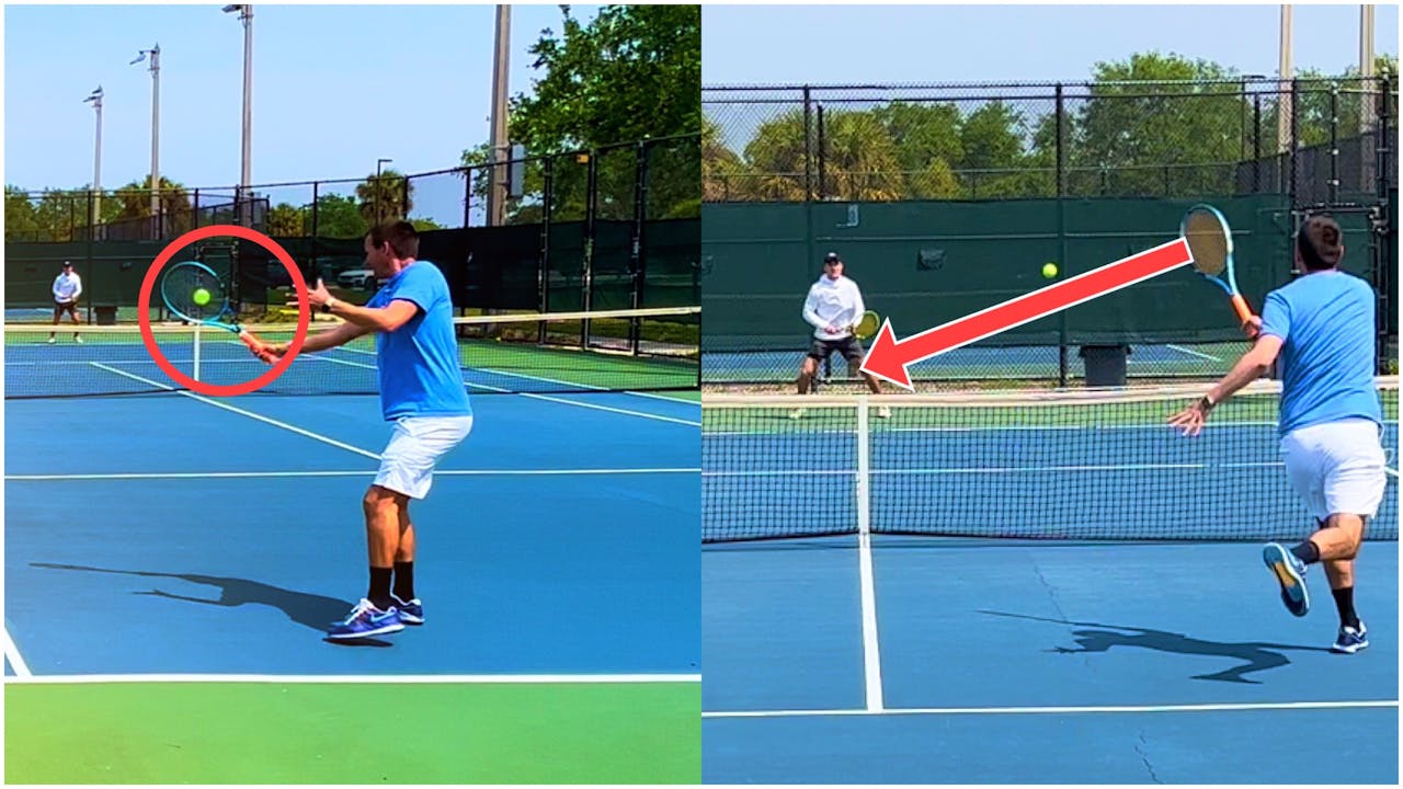Chip and Charge Return Tactics Intuitive Tennis
