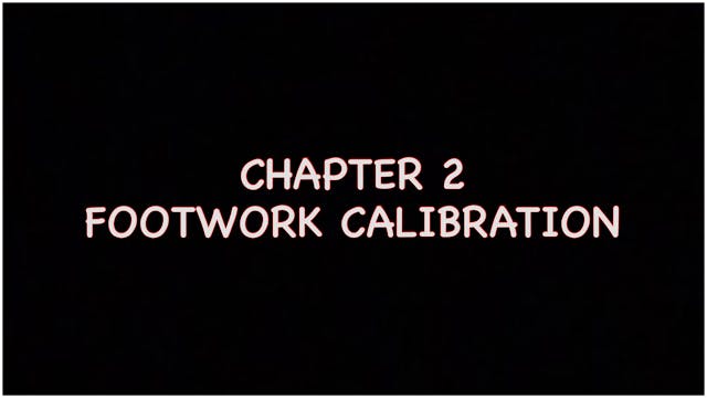 Chapter 2 (Footwork Calibration)